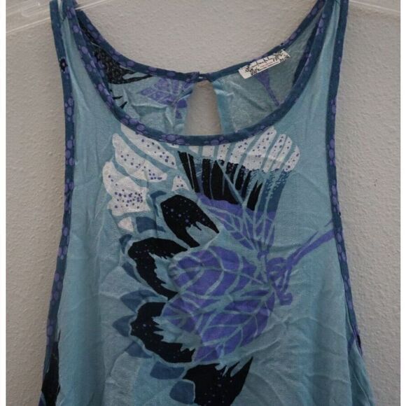 Free People OB564403 Womens Sz XS Blue "Someone Like You" Printed Slip Dress $88 - Picture 3 of 11